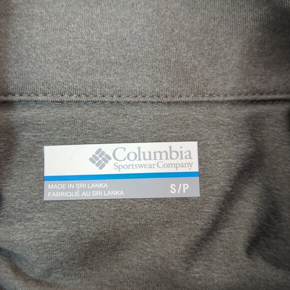 Columbia Men's Oregon Beaver's Heather Gray Long Sleeve Half Zip Pullover Small - Picture 3 of 3